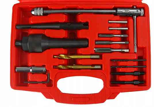 Набір для виймання свічок розжарювання та відновлення різьблення 16 елементів Mar-Pol (M55885) Нововолинськ