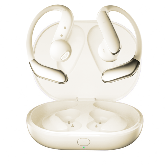 Наушники беспроводные  с шумоподавлением, сенсорным управлением и пространственным аудио,спортивные Bluetooth, Type-C,золотистые Каменец-Подольский