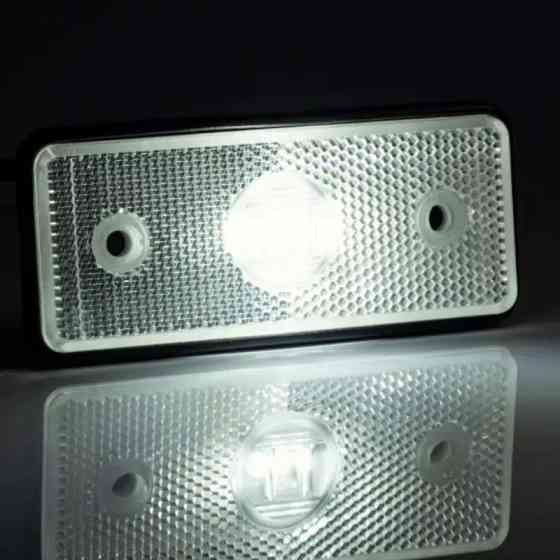 Фонарь прямоугольный белый 110х45мм (Spter) MD-013 B маркерный Мукачево