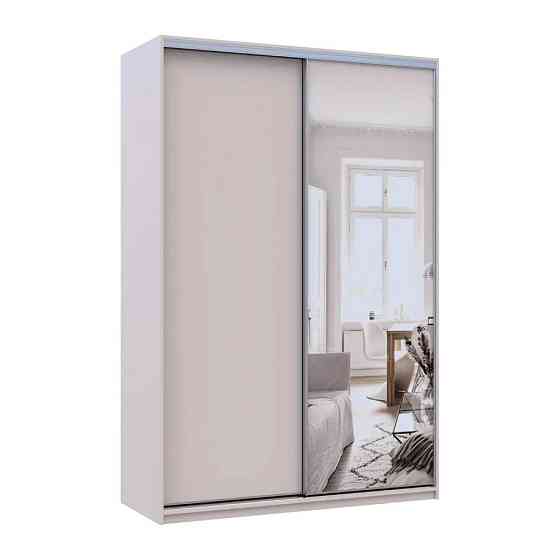 Шкаф-купе Doros Сити Лайт Кашемир 1 ДСП/1 зеркало 150х45х225 (80736356) Днепр