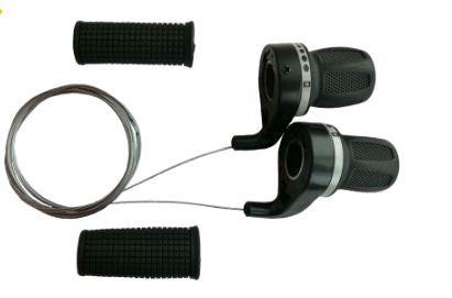 Ревошифт переключения скоростей велосипеда (L-3, R-7 скоростей) (+ручки руля) (KG-02F) Мукачево - изображение 1