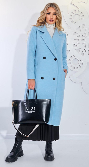 Стильне пальто в модному відтінку (46) Київ - фото 10