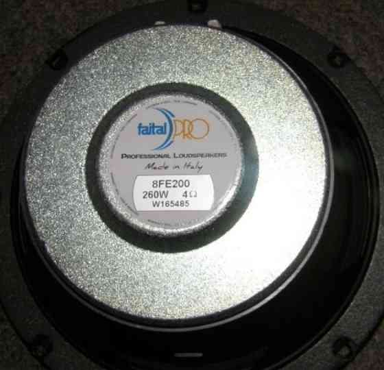 Faital pro8fe200 8ohm Италия Харьков