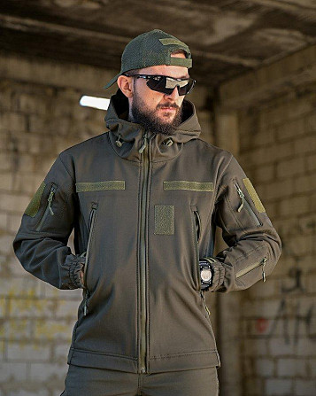 Тактичний костюм софтшел BANDIT oliva ВТ7956 Київ - фото 5