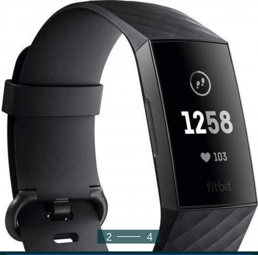 Фитнес - браслет: FitBit Charge 3 Black/ Graphite FB409GMBK. Киев - изображение 2
