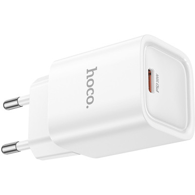 Зарядное устройство HOCO C148A Charm USB-C PD30W White (6942007630306) Винница - изображение 4