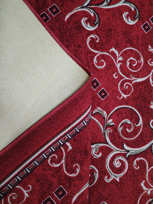 Ковровая дорожка лучшая цена, Красные Вензеля,  Ковёр на отрез. 300, 150 Каменское - изображение 4