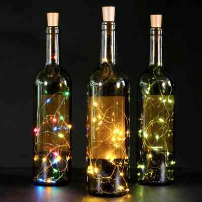 Гірлянда ColorWay пробка для пляшки на батарейках LED 20/2М (5шт/уп) кольорова (CW-GC-20L2BMC) Вінниця