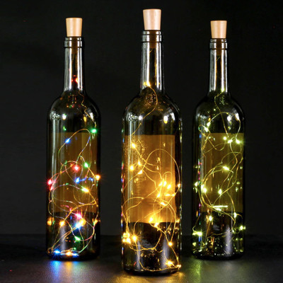 Гірлянда ColorWay пробка для пляшки на батарейках LED 20/2М (5шт/уп) кольорова (CW-GC-20L2BMC) Вінниця - фото 6