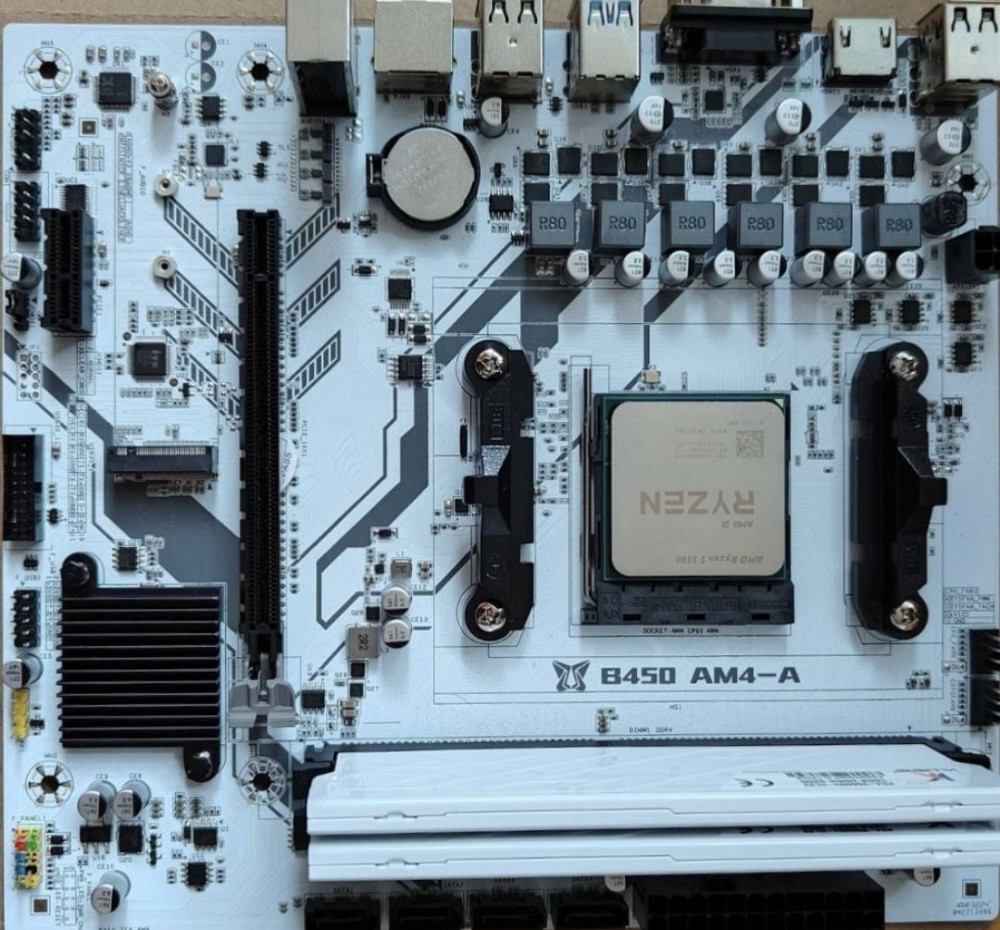 Материнська плата b450 ryzen 5500 32Gb. Київ - фото 8