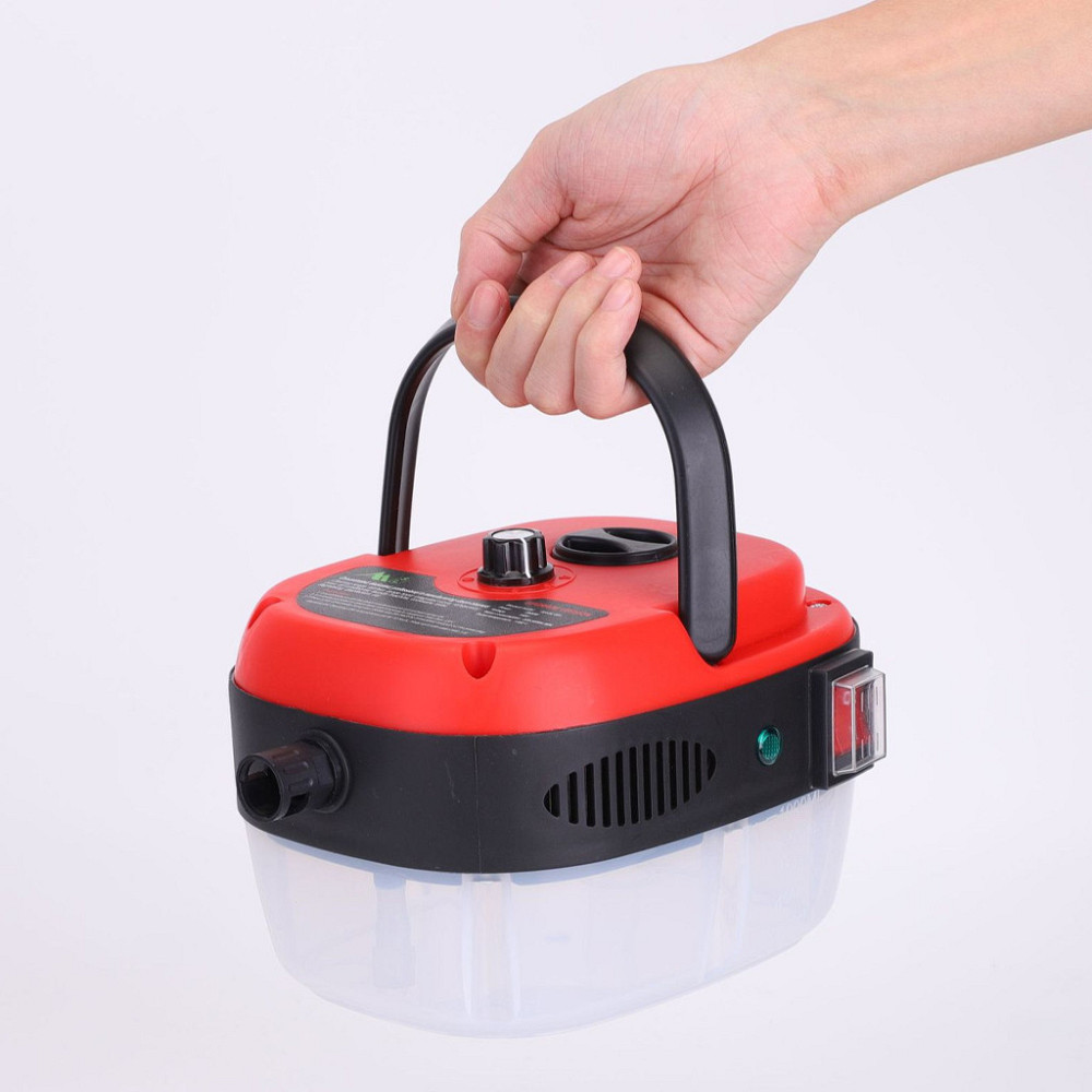 Портативный пароочиститель для дома, 2500Вт, 900мл + 4 насадки, Красный / Парогенератор для уборки / Паровой очиститель Киев - изображение 7