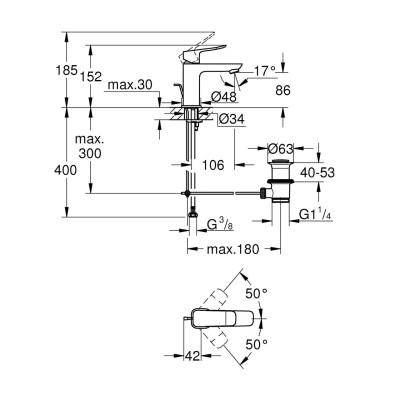 Змішувач Grohe QuickFix 1018562430 Вінниця - фото 5