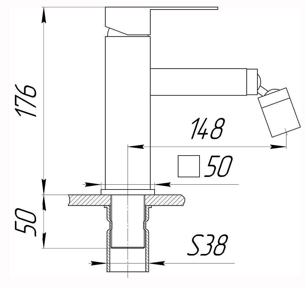 Змішувач для біде Globus Lux SICILIA SBQ-106 Тернопіль - фото 7