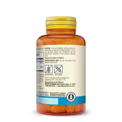 Мінерали Mason Natural Кальцій 600 мг з Вітаміном D3 800 МО, Calcium 600 mg з Vitamin D3 800 IU, 2 (MAV17132) Вінниця - фото 3
