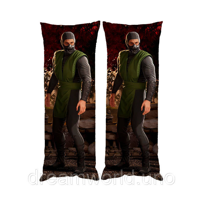 Подушка дакімакура Рептилія Mortal Kombat декоративна подушка для обіймання 60х180 Харків - фото 1