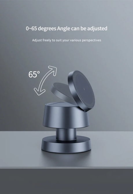 Беспроводное зарядное устройство СТЕНД 4в1 WS40AP-25W Lightning магнит телефон часы наушники ночник Графіт Вінниця - фото 5