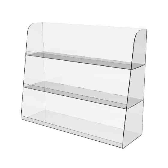 Подставка EKOSTAR под товар витрина 3-х ярусная 550х170х450 Киев