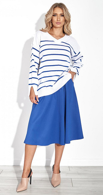 Свитер в полоску с мысом (48-52) Киев - изображение 6