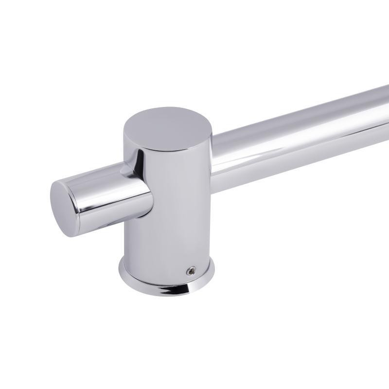 Душевая стойка с держателем из нержавейки Qtap Lepit 665 мм круглая Chrome Харьков - изображение 4