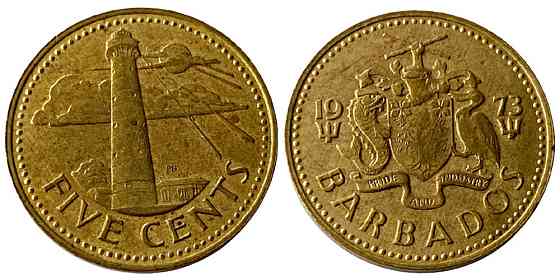 5 млн 1973 Барбадос Полтава