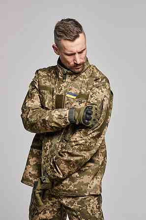 Военная летняя мужская куртка пиксель тактическая полевая куртка рип стоп с капюшоном для военнослужащего Львов