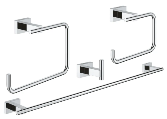 Набор аксессуаров 4 в 1 Grohe Essentials Cube New (40778001) Киев