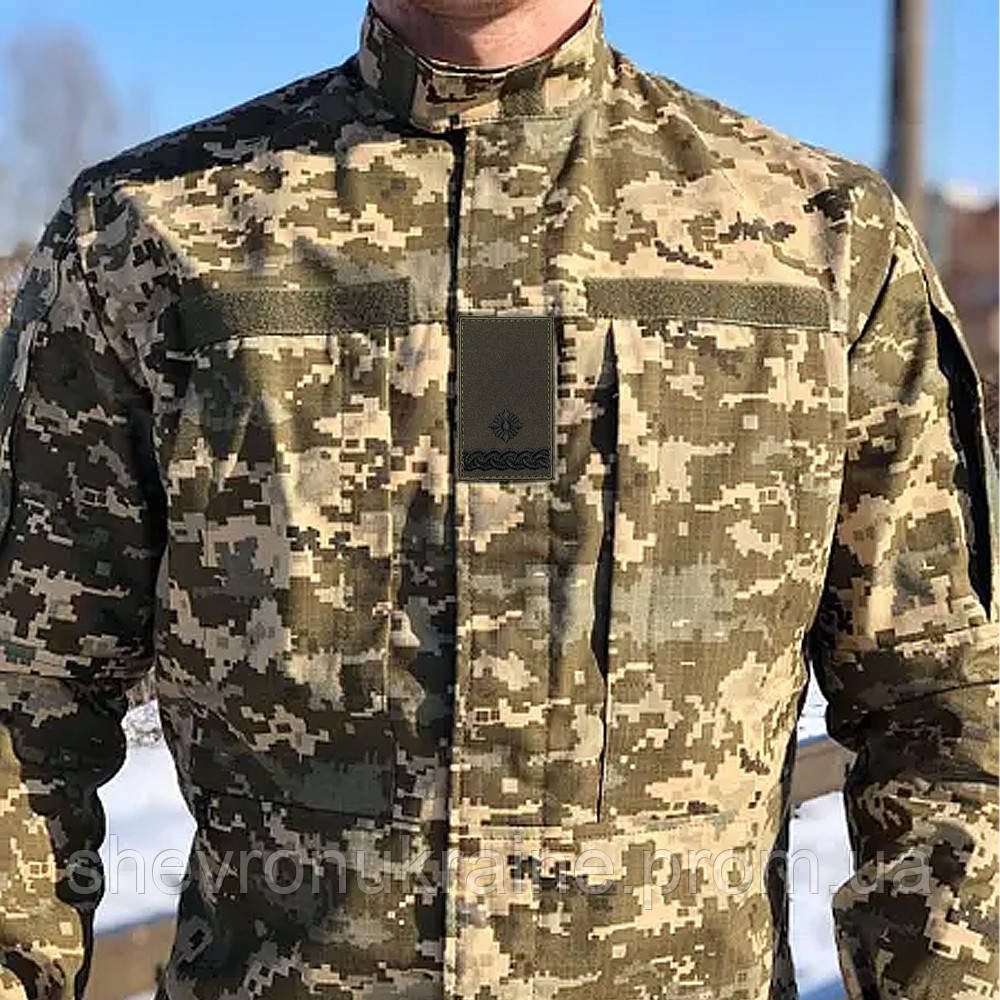 Погон майора (Матеріал олива. На липучці) Розмір 10x5см Київ - фото 2