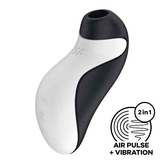Вакуумний стимулятор з вібрацією Satisfyer Orca Sex Aura Київ