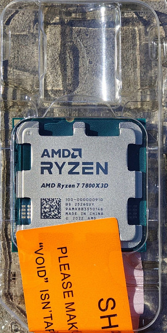 НОВЫЙ 7800X3D процессор AMD Ryzen 7 7800x3d (8/16 Thread) ИГРОВЫЙ ТОП. Харьков - изображение 1