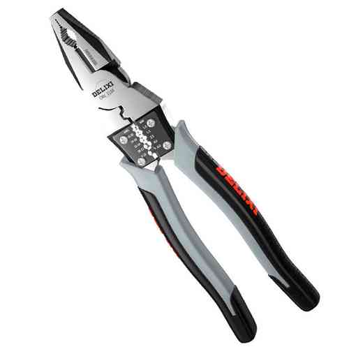 Пасатижі комбіновані 9&quot; багатофункціональні 1-6мм2, 225мм, Delixi Вінниця