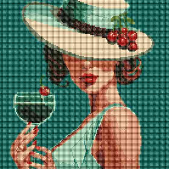 Алмазная мозаика без подрамника 