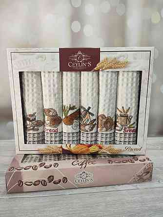 Набір щільних рушників (вафелька) (Туреччина) Одеса