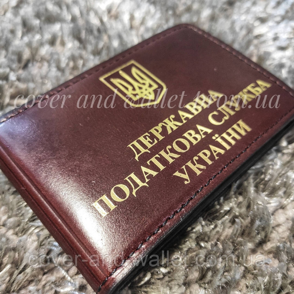 Обкладинка з додатковим відділенням на посвідчення "Державна податкова служба України" Київ - фото 5