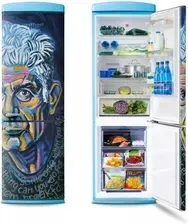 Холодильник Lodówka Vestfrost Art Collection Bourdain Anthony VR-FB373-2E0BU z zamrażalnikiem dolnym 190 cm Niebieska Киев - изображение 1