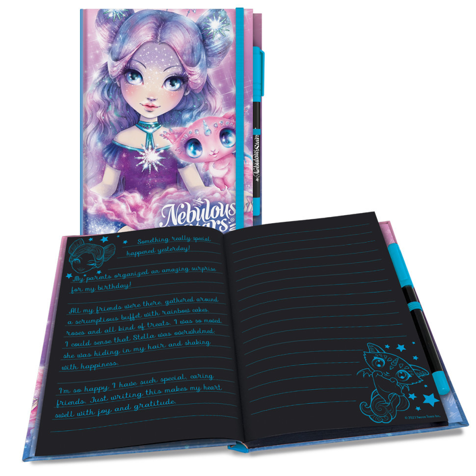 Блокнот чорні аркуші Делюкс Небулія Nebulous Stars 11583-1 з ручкою Вінниця - фото 2