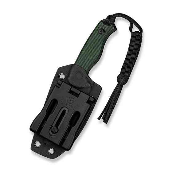 Нож фиксированный тактический Civvi Timberbark, (8.1 см) 14C28N / Micarta темно-зеленый Киев