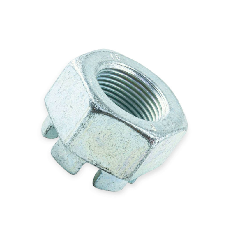 Гайка М30х2 корончаста 8кл цинк (дрібна різьблення) Мукачево - фото 2