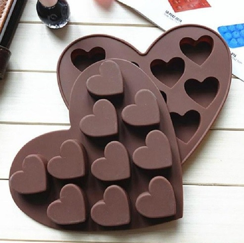 Молд кондитерський "Сердечка" - розмір всієї форми16*15см Київ - фото 3