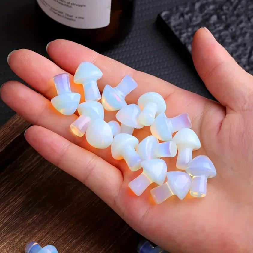 Натуральный хрустальный гриб опала для лечения чакр, рельса, медитации, энергетического баланса Киев - изображение 2