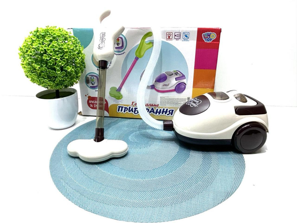 Пилосос іграшковий з пінопластовими кульками з підсвічуванням Білий (6912 A) Чернігів - фото 1