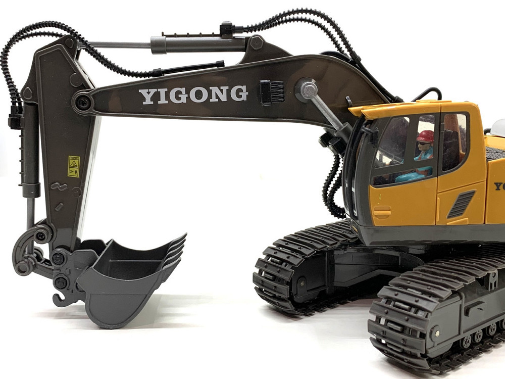 Екскаватор гусеничний на радіоуправлінні Вид 2 Жовто-чорний (ВС1037) Чернигов - изображение 8