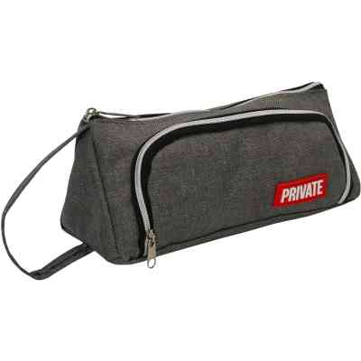 Пенал Cool For School 2 відділення Сірий (CF87215) Вінниця