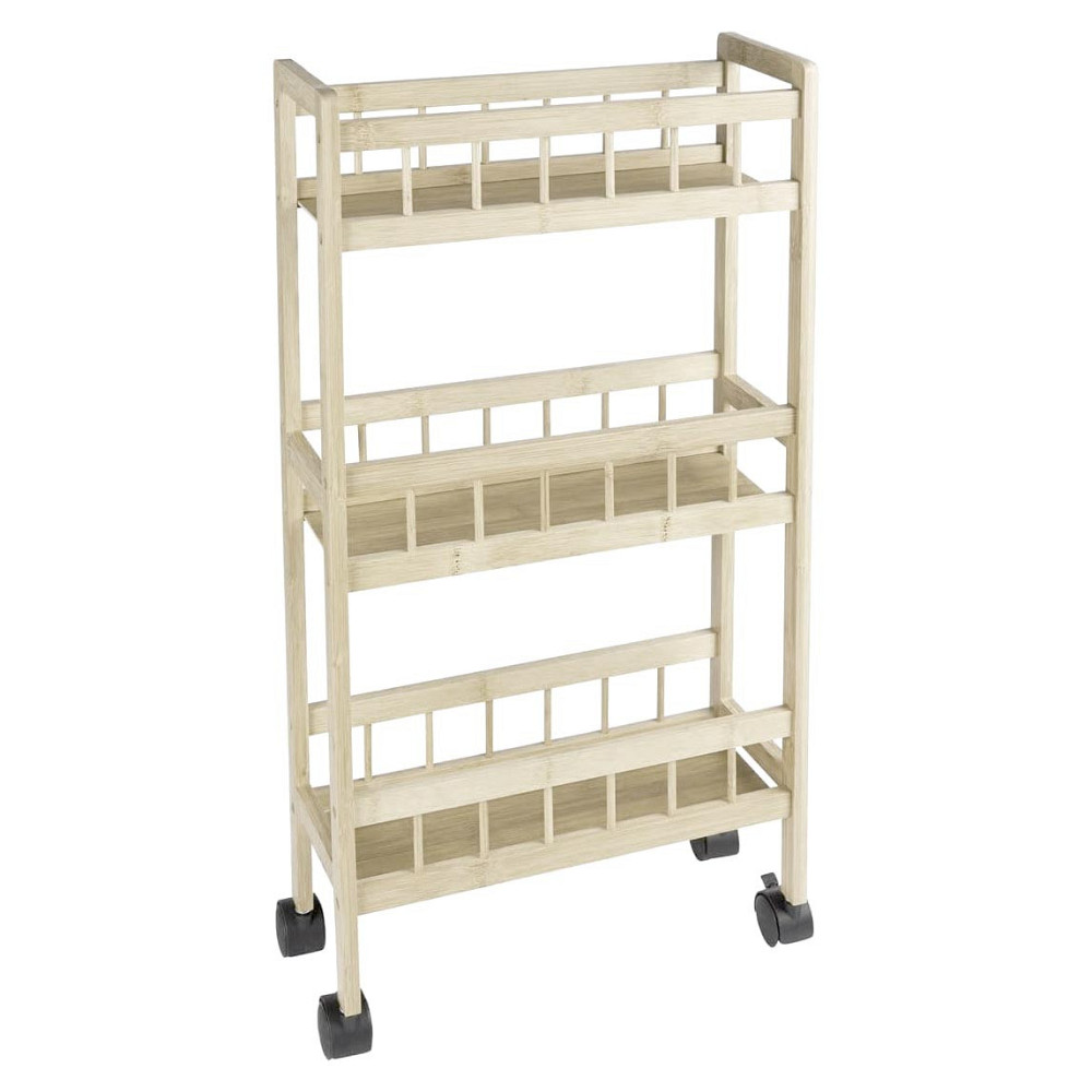 Этажерка для ванной на колёсиках 