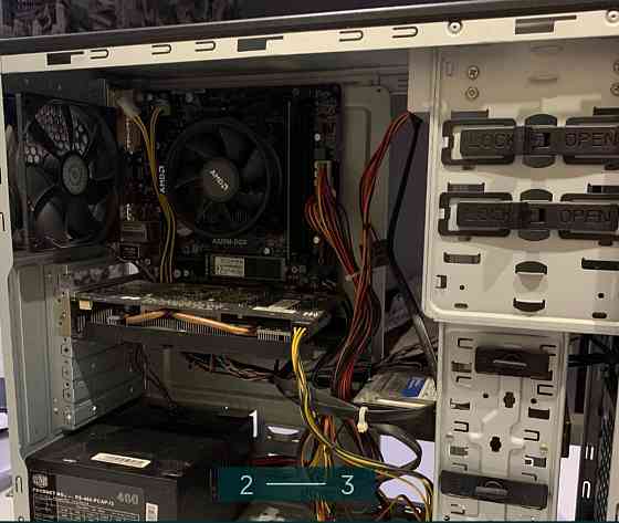 Комп'ютер: AMD Ryzen 5 1400/Nvidia GTX 1060 3Gb. Київ