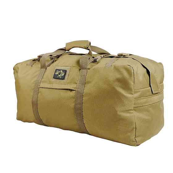 Сумка тактична 100л. Kiborg Military bag Coyote. Велика армійська сумка транспортна койот Київ