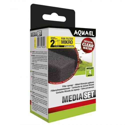 Вкладыш Aquael для внутреннего фильтра FAN-mikro Plus губка 2 шт Киев