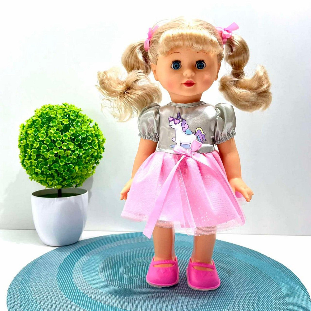 Лялька розмовляє українською мовою Даринка ходить співає пісні 33см Рожева ( M 5809 I UA) Чернигов - изображение 10