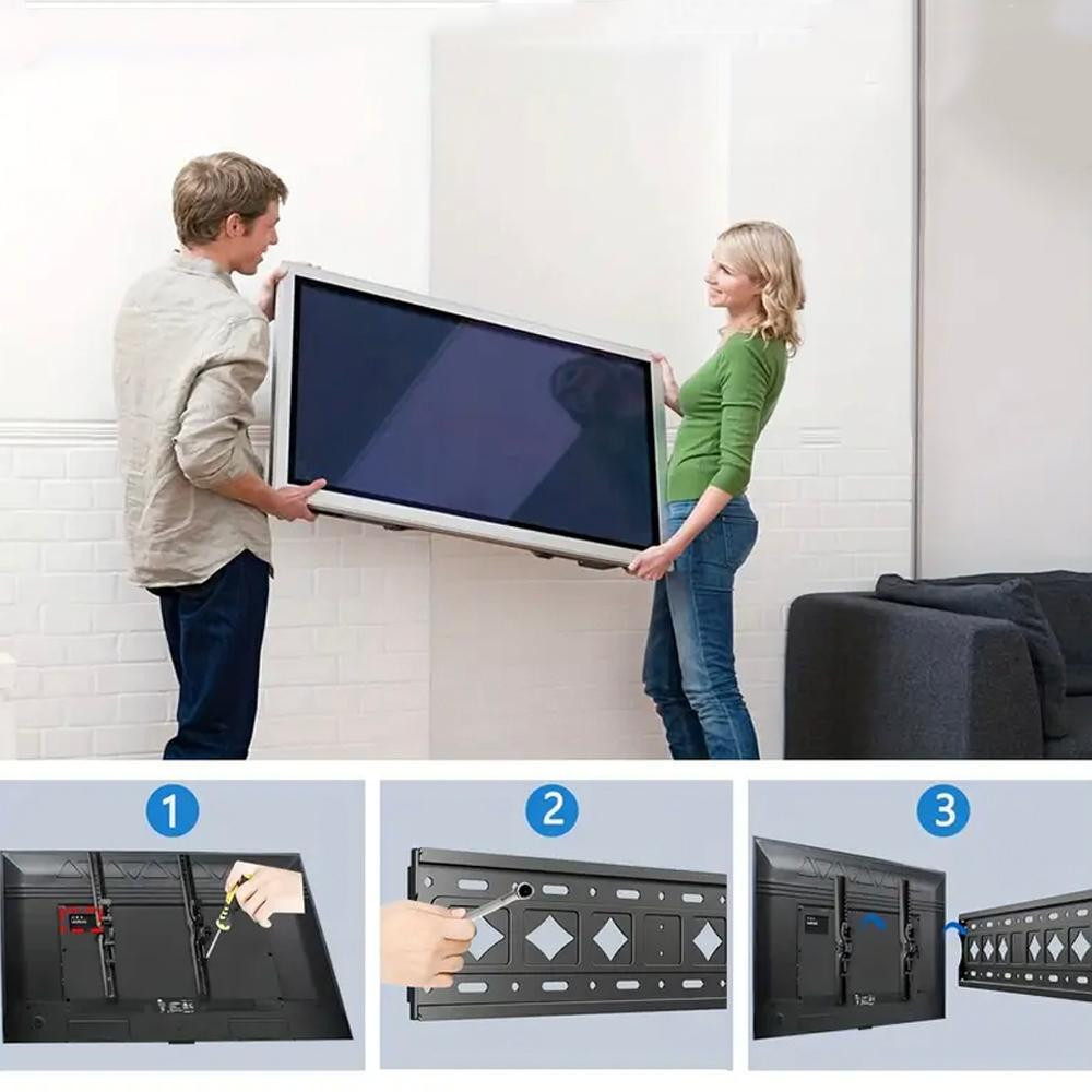 Кронштейн для телевизора до 75кг,26-65