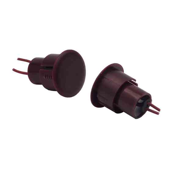 Датчик відчинення магнітоконтактний врізний Trinix СМК 3-44 Brown у металеві поверхні (27-00031) Київ