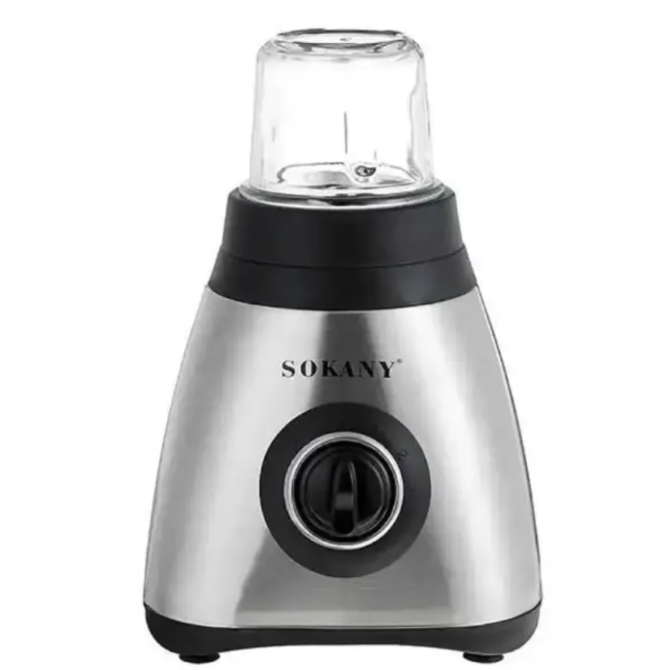 Кухонний універсальний блендер Sokany ,подрібнювач міксер для кухні 2в1 зі скляною чашею і кавомолкою Львів - фото 7